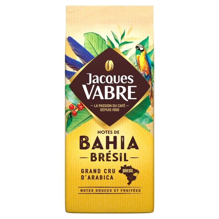Lot de 3 - Jacques Vabre Bahia Pures Origines Café moulu - 250 g