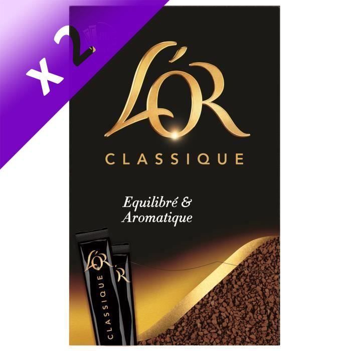 Lot de 2 - L'Or Classique Café soluble sticks x80 - 144 g