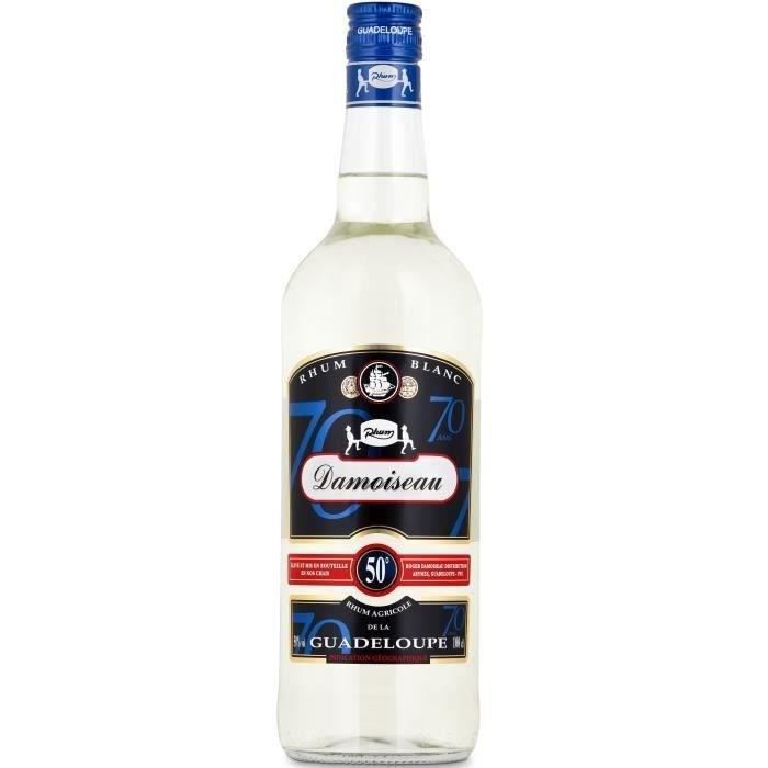 Rhum Damoiseau - Rhum agricole blanc - Guadeloupe - 50%vol - 100cl - La