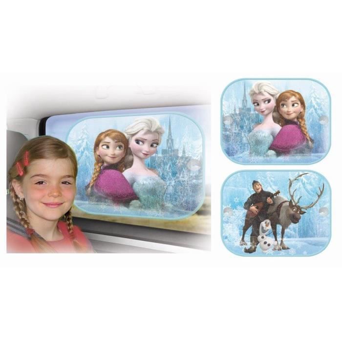 LA REINE DES NEIGES Jeu de 2 Pare-soleil pour Vitres Auto