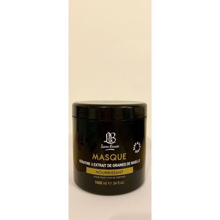 Masque Kératine & Extrait de graines de Nigelle