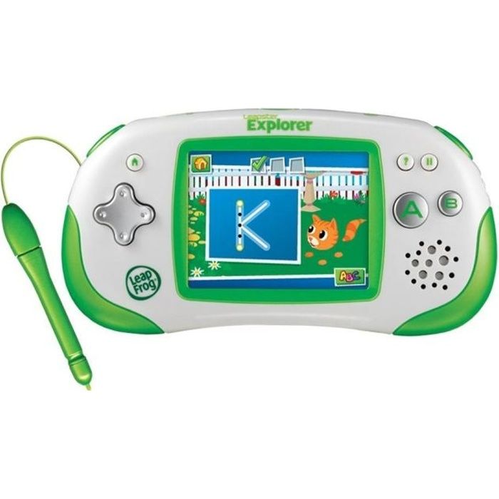 LEAPFROG Console Leapster Explorer Verte avec Jeu