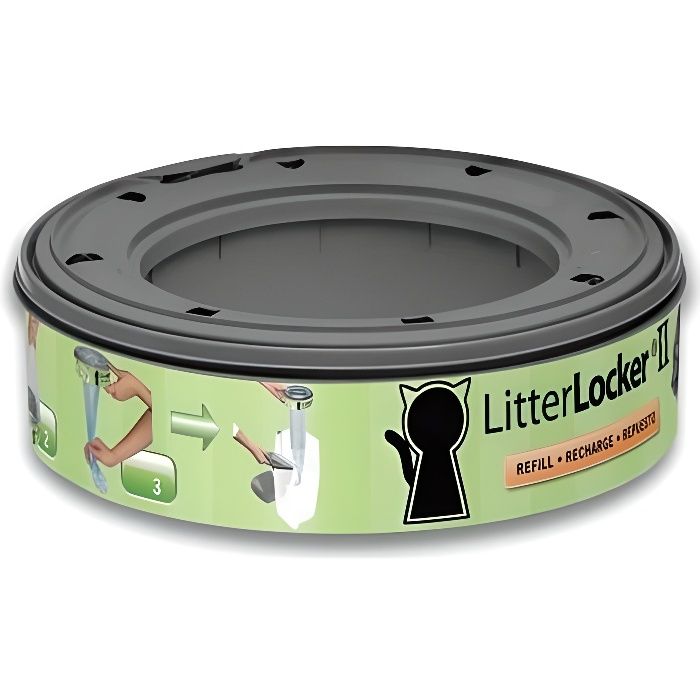 LITTER LOCKER II Recharge pour poubelle de litière - Chat