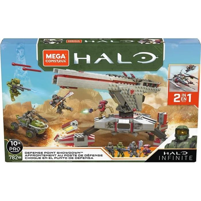 MEGA CONSTRUX HALO INFINITE PRO 2EN1 AFFRONTEMENT AU POSTE DE DEFENSE GNB27