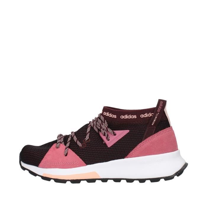 Adidas BB7343 chaussures de tennis faible Femme ROUGE