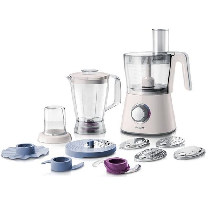 PHILIPS HR7761/00 Robot multifonction Viva Collection - Blanc