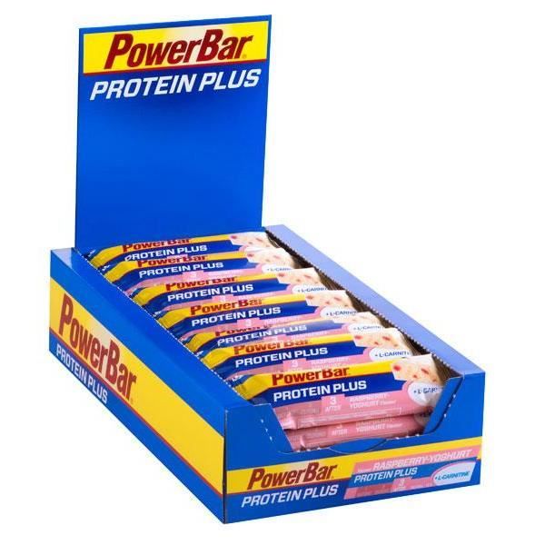Powerbar Protein Plus L-carnitina Box 30u Raspb…