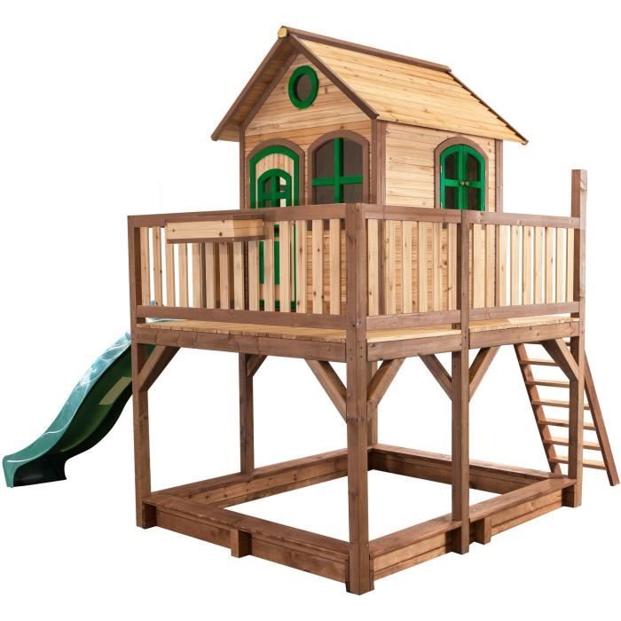 AXI Maisonnette Enfant Cabane en bois 2 en 1 Liam