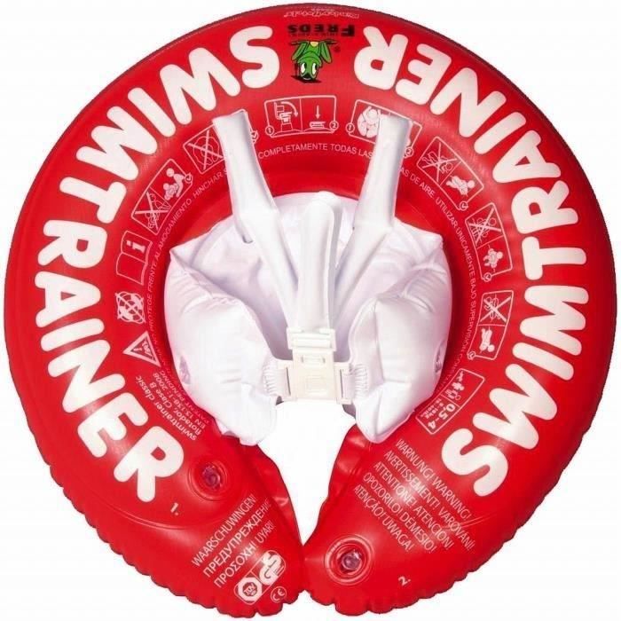 Freds Swim Academy Bouée bébé Swimtrainer Rouge 3 mois à 4 ans