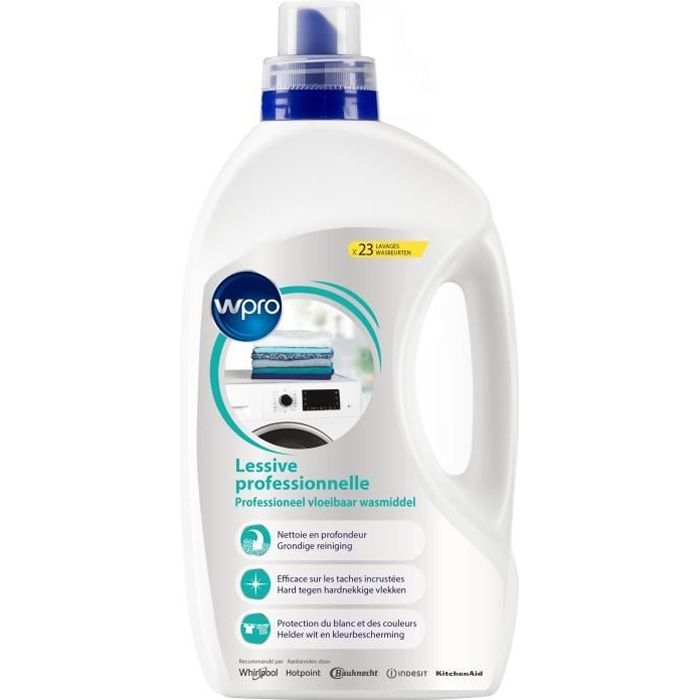 Wpro WML100 - Lessive liquide professionnelle - 1.5L