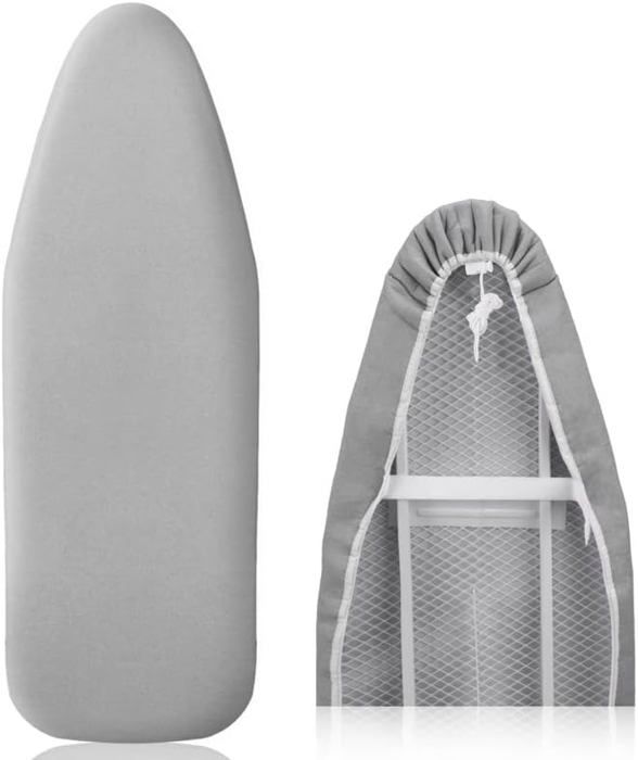 Housse De Planche à Repasser Anti-Brûlure Réglable 110x34cm - Coton Haute Qualité Pour Repassage Facile