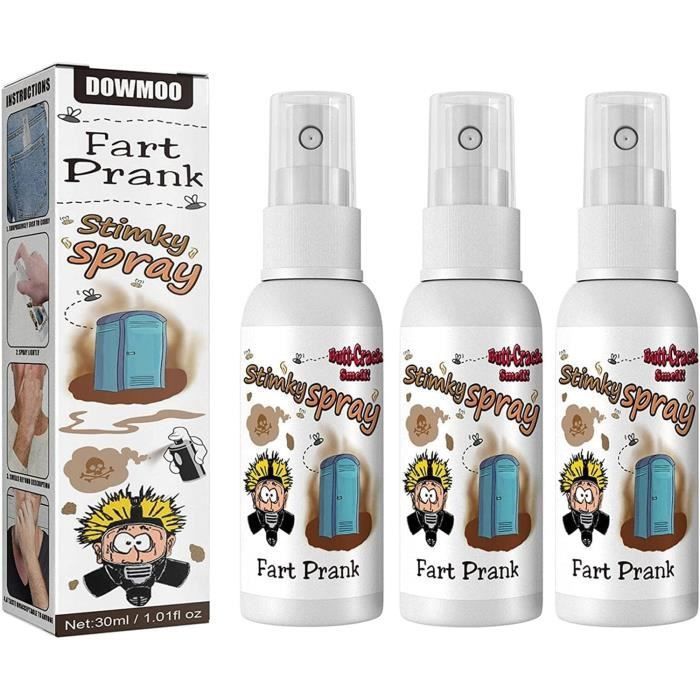 Drôle Et Fart Spray Puant 30 Ml – Farce Odeur De Pet – Spray Blague Pourri – Non Toxique – Pour Poisson D'Avril, Soirées, Défis – Jouet Farceur