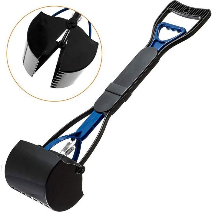 Meilleurs prix pour Pelle Ramasse Crottes - YNKKVRE - 60cm - Long Manche - Clip - Déjections Canines