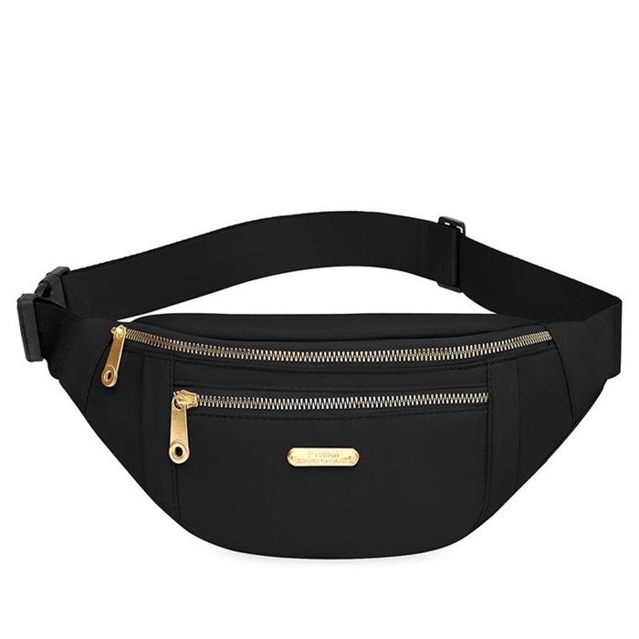 Sac De Banane Doré Femme Sac Banane ,Unisexe à La Mode Ceinture Réglable Pour Voyage, Everywhere Belt Bag & Fanny Packs, Entraînement, Course à Pied, Randonnée Pour Dames, Filles Et Hommes (Pink