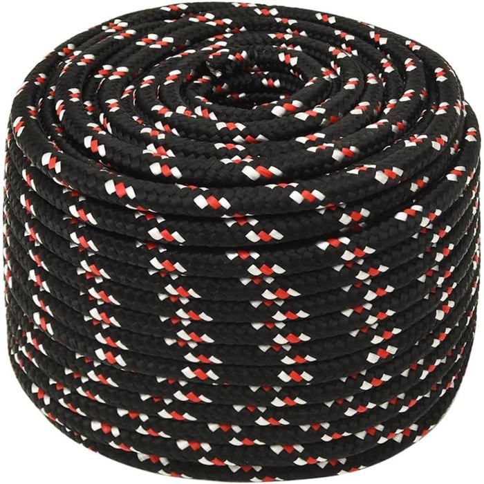 VEVOR Corde en nylon tresse, 5 mm x 304,8 m, corde