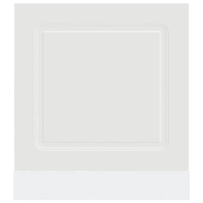 Panneau de lave-vaisselle - WIENS - Kalmar - Blanc - 60x15x67 cm - Bois dingénierie - Facile à nettoyer