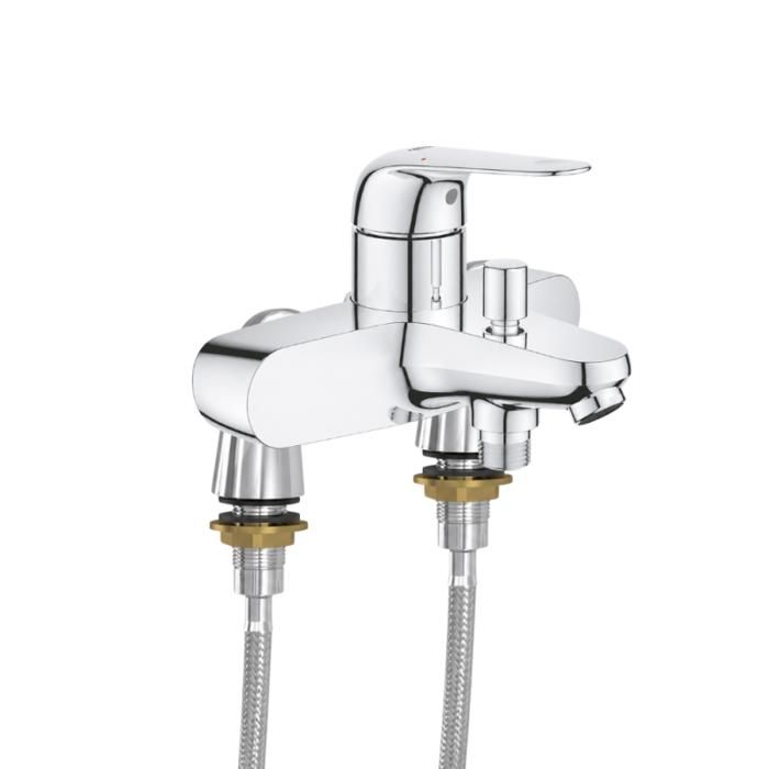 Grohe Mitigeur baignoire mécanique Swift avec colonnettes Idro'Flex