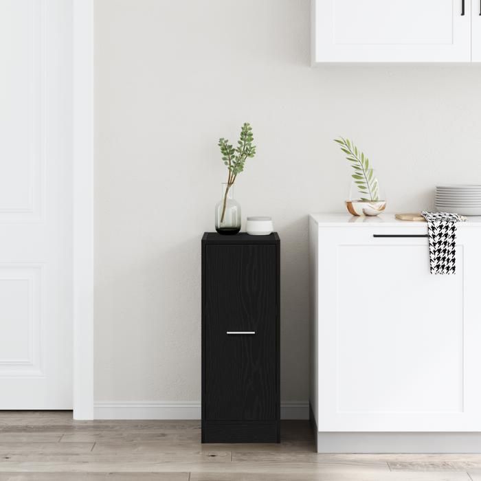 Meuble Rangement - HAOSHOP - Cabinet de Pharmacie Chêne noir 30 x 41 x 77.5 cm&01_39674