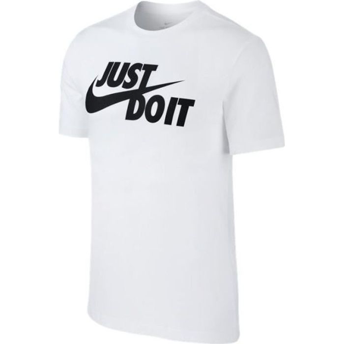 NIKE T-Shirt Manches Courtes Blanc Homme