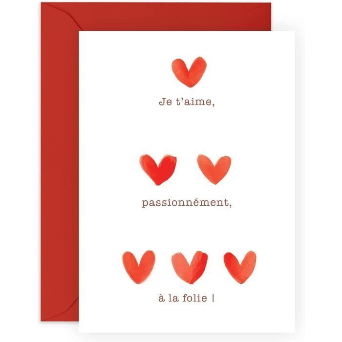 Carte D'anniversaire 'Celui Que J'aime' - Neuve, Thème Amour