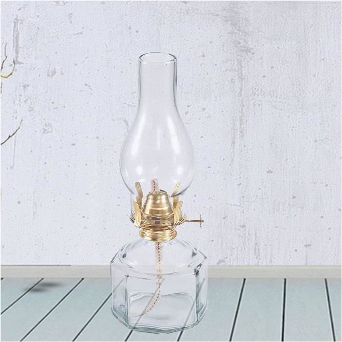 Huile Pour Lampe Lampe à Huile FASBET Lampe Tempête à Pétrole - D