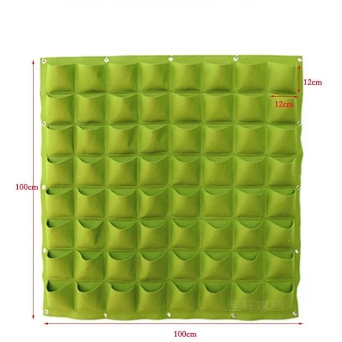 Sacs De Plantation Suspendus Avec 6 Poches Pots De Fleurs De Jardinage Verticaux Jardiniere Mur Suspendu Sacs De Plantation 42 X 12 Pouces Gris Gris 65958624