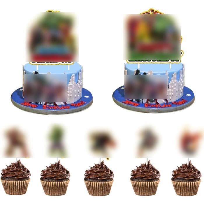 Décos Anniversaire Gamer Décoration Gâteau Jeu Vidéo - Toppers