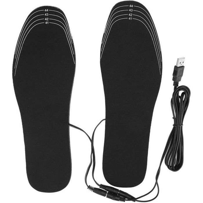 Semelles Chauffantes USB Rechargeables - 3 Modes - Taille 41-42 Et 45-46 - Pour Randonnée Et Ski - 4