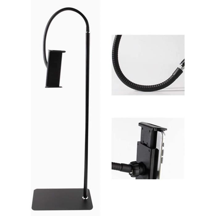 Support Tablette Téléphone Col De Cygne 100cm - Rotation 360° Flexible Universel