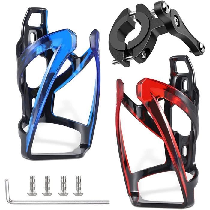 Porte Bouteille Vélo Léger, Porte Gourde Vélo Enfant, 2pcs Porte Bidon VTT,  avec 1 Adaptateur Porte-Bouteille, Cage de A147 - Cdiscount Sport