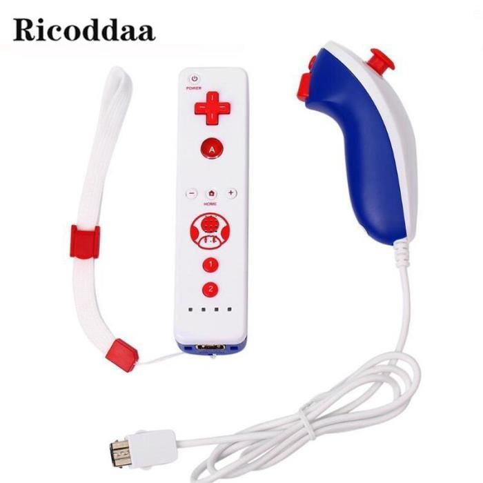 de jeu Nunchuck pour Nintendo Wii avec mouvement intégré