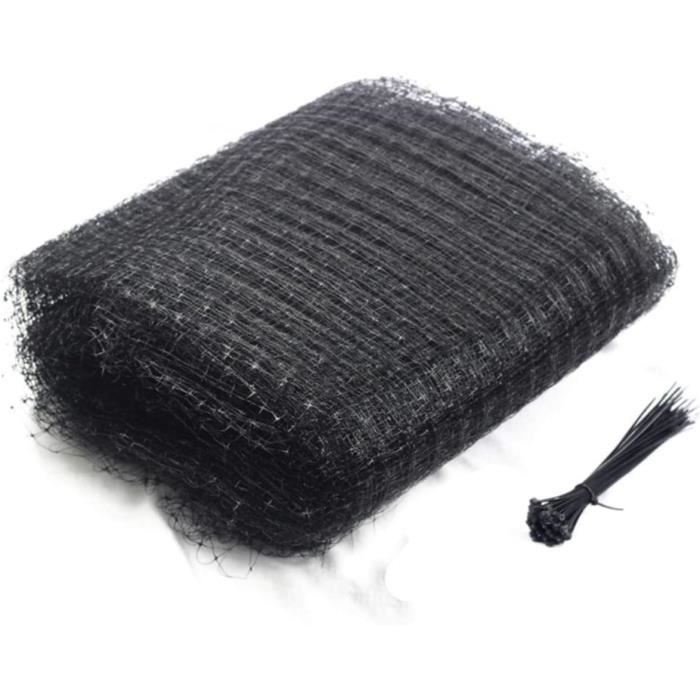 AlpineReach Kit De Filet De Jardin 2 M X 20 M En Maille Tissée Noire – Protection Robuste Pour Plantes, Fruits, Fleurs, Arbres – Filet De Clôture