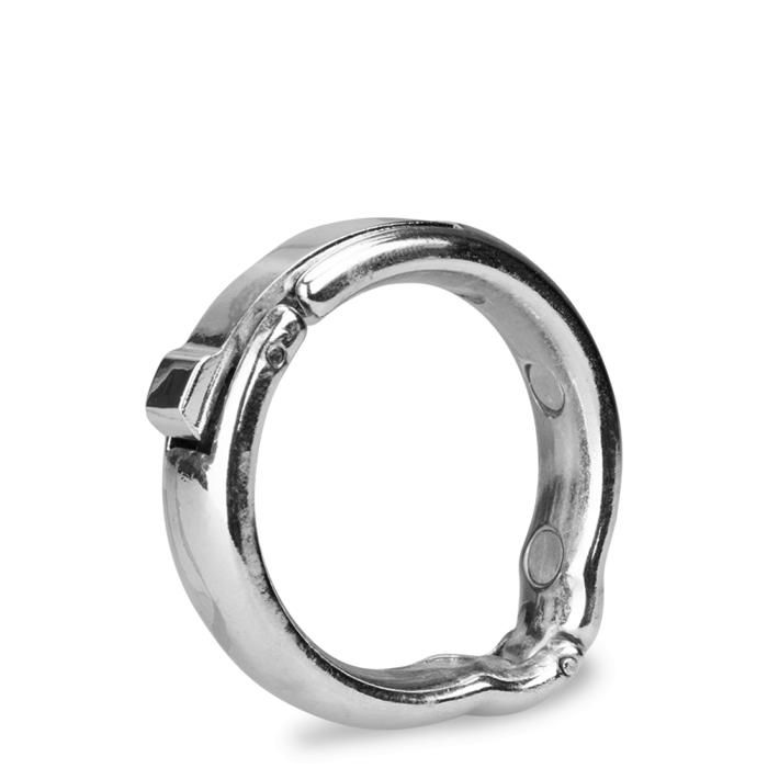 Ballstretcher En Acier Inoxydable - 4 Cm De Diamètre, 565g - Sextoy BDSM Pour Testicules - Neuf