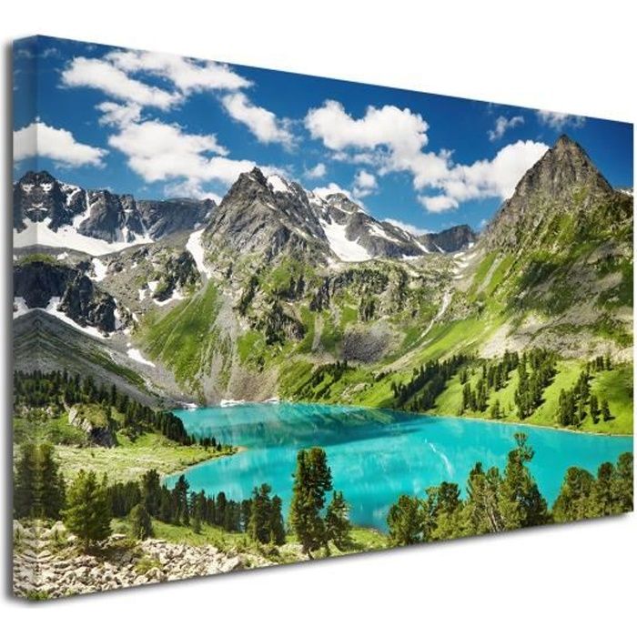 Tableau Sur Toile En 5 Panneaux Décoration Murale Image Imprimée Cadre