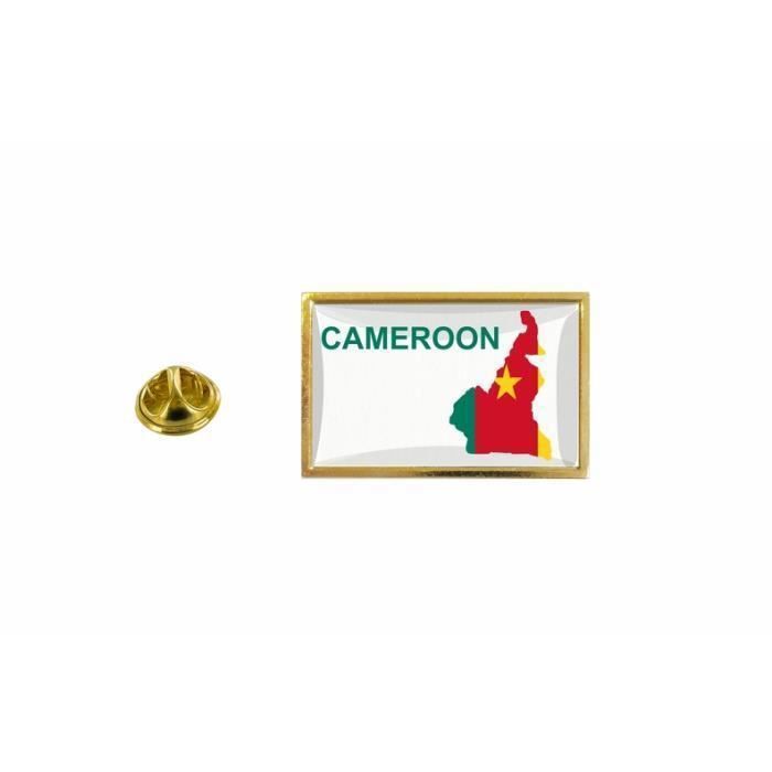 Pins pin badge pin's drapeau pays carte CMR cameroun cameroune - Achat /  Vente badges - pin's AX 2043 Map Cameroun 
