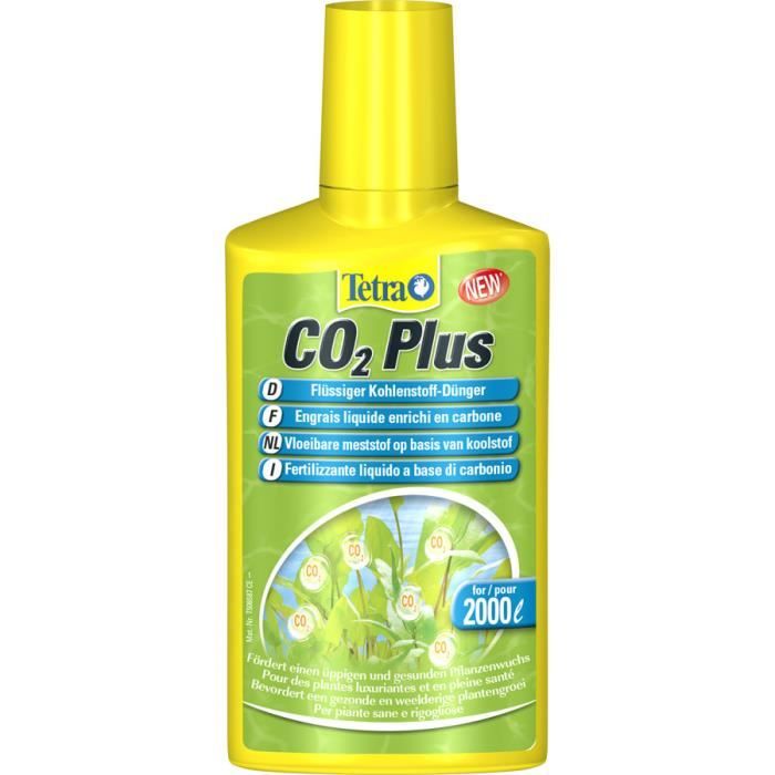 Engrais pour aquariums - Tetra - Co2 Plus - 250 Ml - Liquide - Jaune
