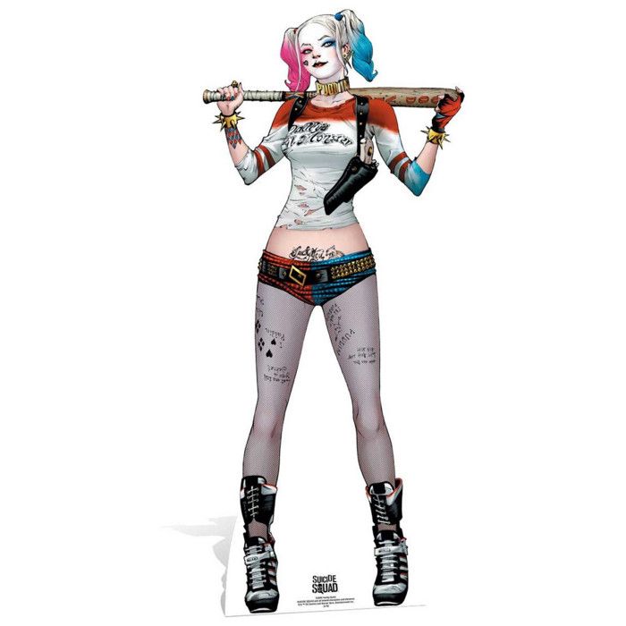 Figurine En Carton Harley Quinn Suicide Squad Oeuvre D Art Comique 167 Cm Cdiscount Jeux Jouets
