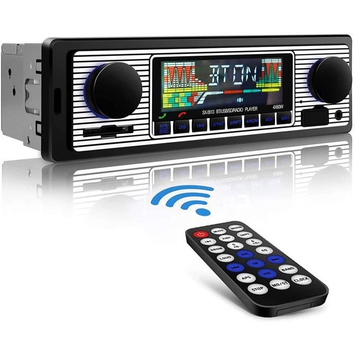 Aigoss Autoradio Bluetooth Car Stereo Main Libre 4x60W FM Radio