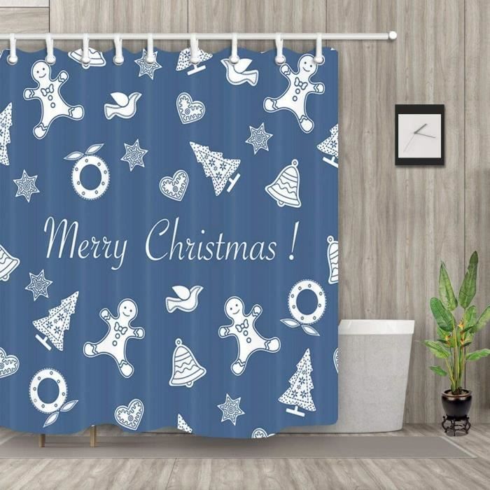 Sweet Home Collection Rideau De Douche En Tissu De Nuit Van Gogh Starry