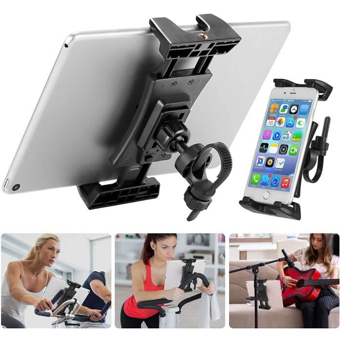 Support Tablette Vélo D'appartement, Porte Tablette Guidon à Col de Cygne  pour Tapis de Course- Spinning- Elliptique,(4-12,9) A378 - Cdiscount  Informatique