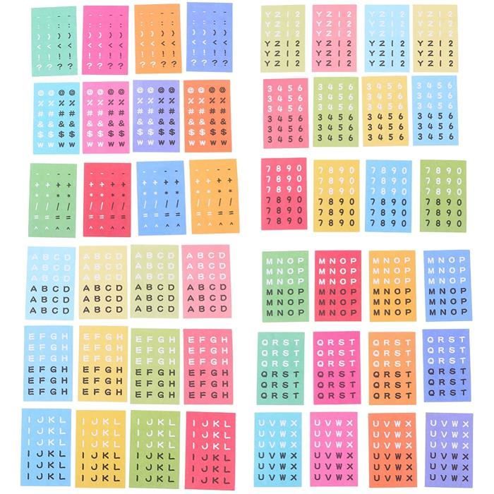 LETTRE STICKERS ENFANT Autocollants Muraux De Dessin Animé Gratuits EUR 8,99 - FR