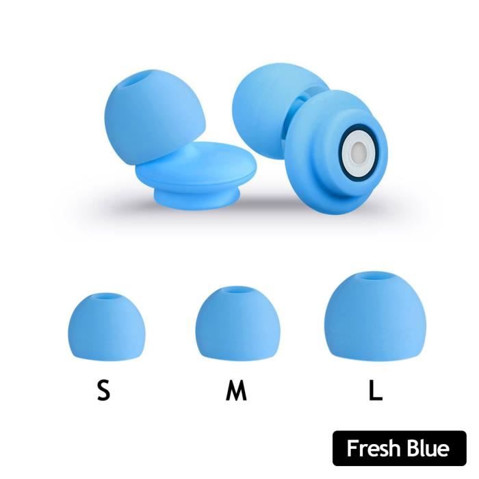 Écouteurs Bouchons D'Oreille En Silicone Anti Bruit Casque Intra