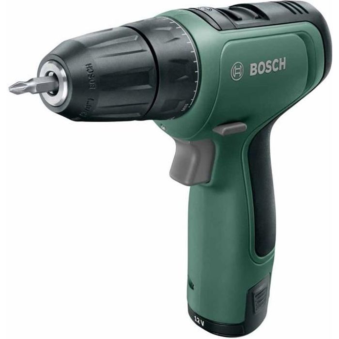 Perceuse Visseuse sans fil Bosch EasyDrill 1200 Livree avec 1 batterie 12V 1.5 Ah - vue 2