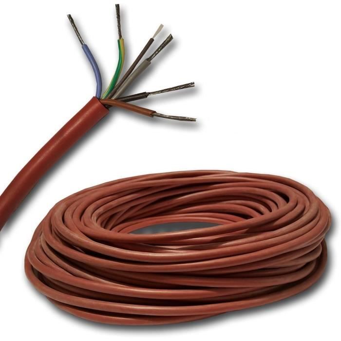 Silicone Cable (sauna Cable) SIHF-O 2x0.75 Mm² (mm2) E.B. As