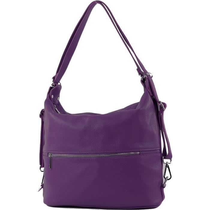 Sac à Main Et Sac à Dos 2 En 1 HUA ANGEL Cuir Souple Femme - Chic, Élégant, Antivol, Grande Capacité