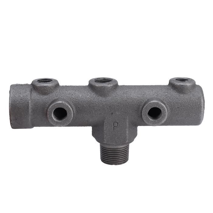 Vanne De Régulation De Débit Hydraulique G 3/4 - Débit Max 110 L/min, Ajustable - Pour Circuits Hydrauliques Tracteur