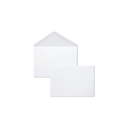 Clairefontaine - Un combiné Triomphe comprenant 20 enveloppes blanches doublées 9x14 cm 130g et 20 cartes en bristol