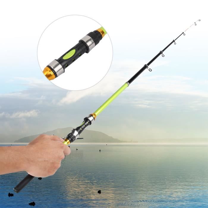 Canne À Pêche En Fibre De Carbone Spinning Polonache À Pêche À La Pêche 1.8m Tige De Pêche Télescopique Canne À Pêche En Fibre De Carbone Spinning Polonache À Pêche À La Pêche 1.8m Tige De Pêche Télescopique