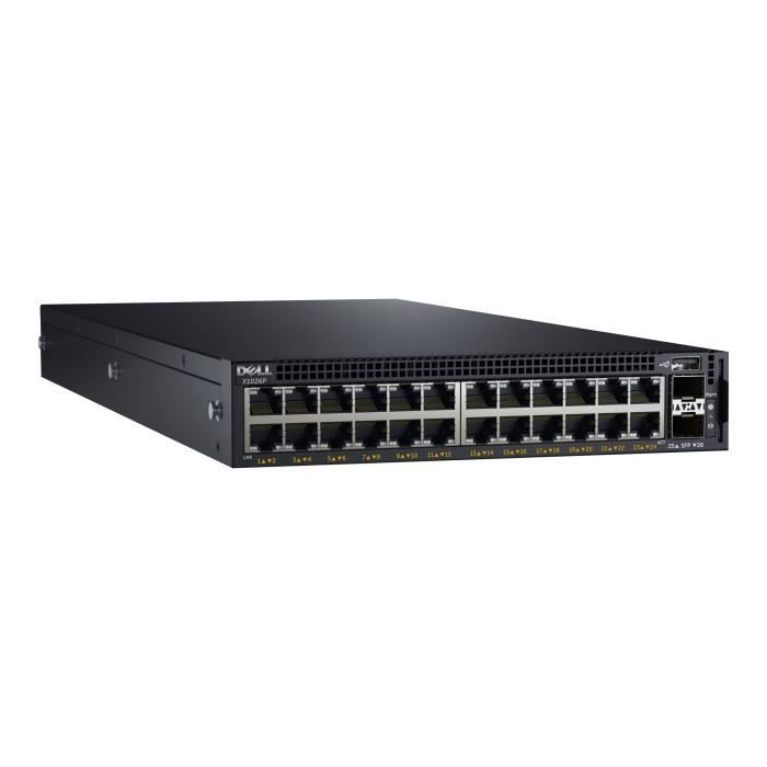 Dell Networking X1026P Smart Web Managed Switch 24x 1GbE PoE (up to 12x PoE+) and 2x 1GbE SFP ports/X1026X1026P Limited Lifetime Reconditionné - Dell reconditionné disponible sur Cdiscount Seconde Vie