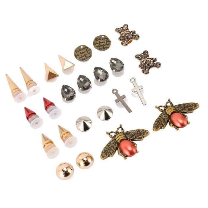 2 Paires De Chaussures Miniatures Pour Poupées - En Cuir Et Peluche - Décorations Mignonnes - Accessoires DIY